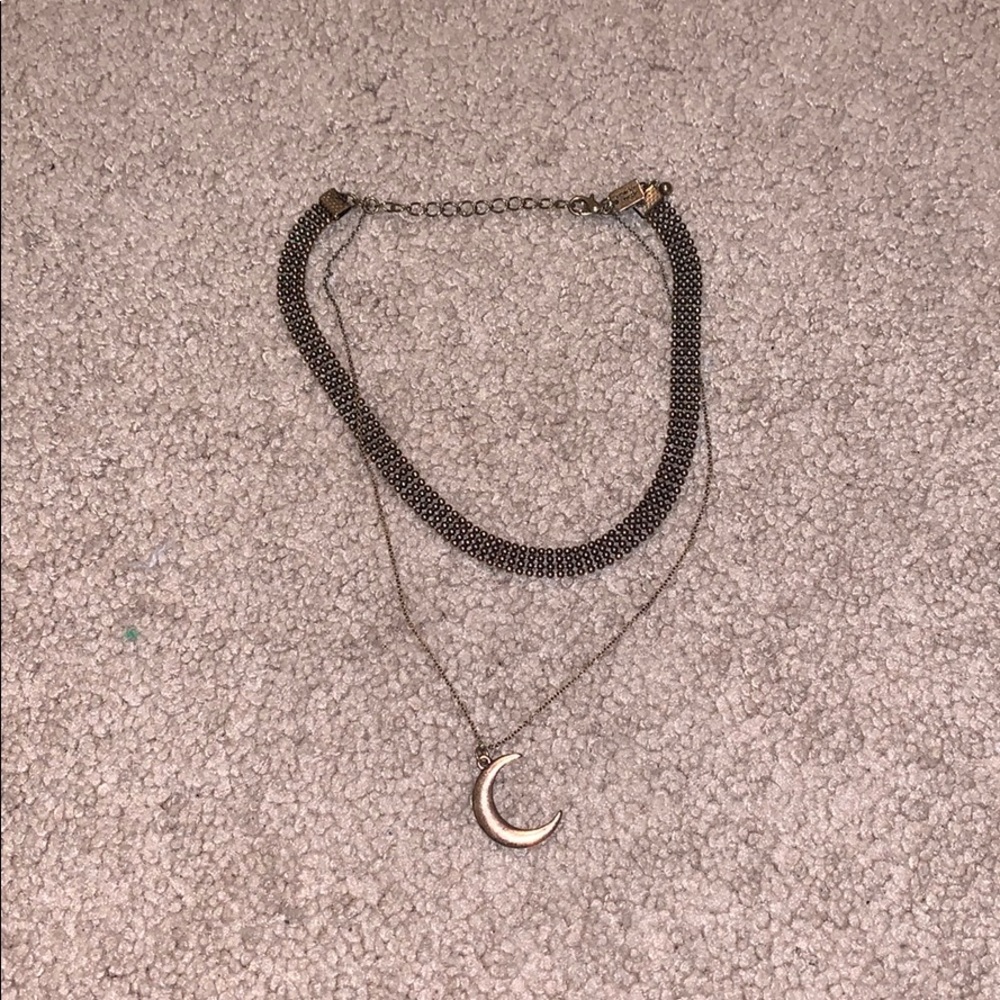 Cute two piece chocker necklace